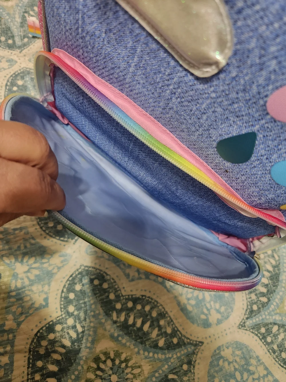 Stitch 'Look for the Rainbow' Kids Backpack - Blue